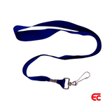 Blue Flat Lanyard with swivel clip 