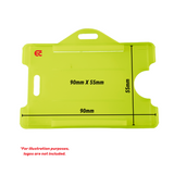 Size of yellow ID cardholder