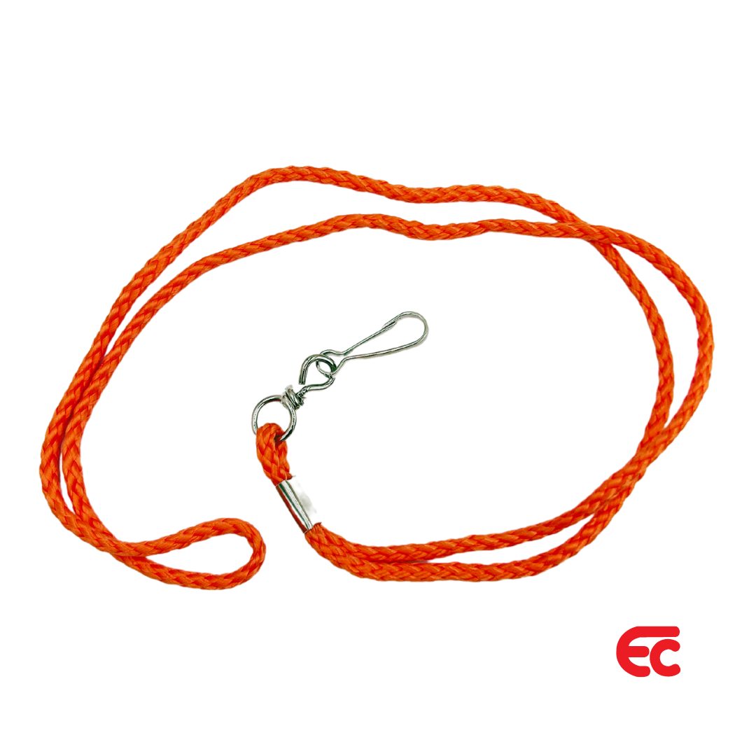 Orange Lanyard Cord | Swivel Clip – Easi-card