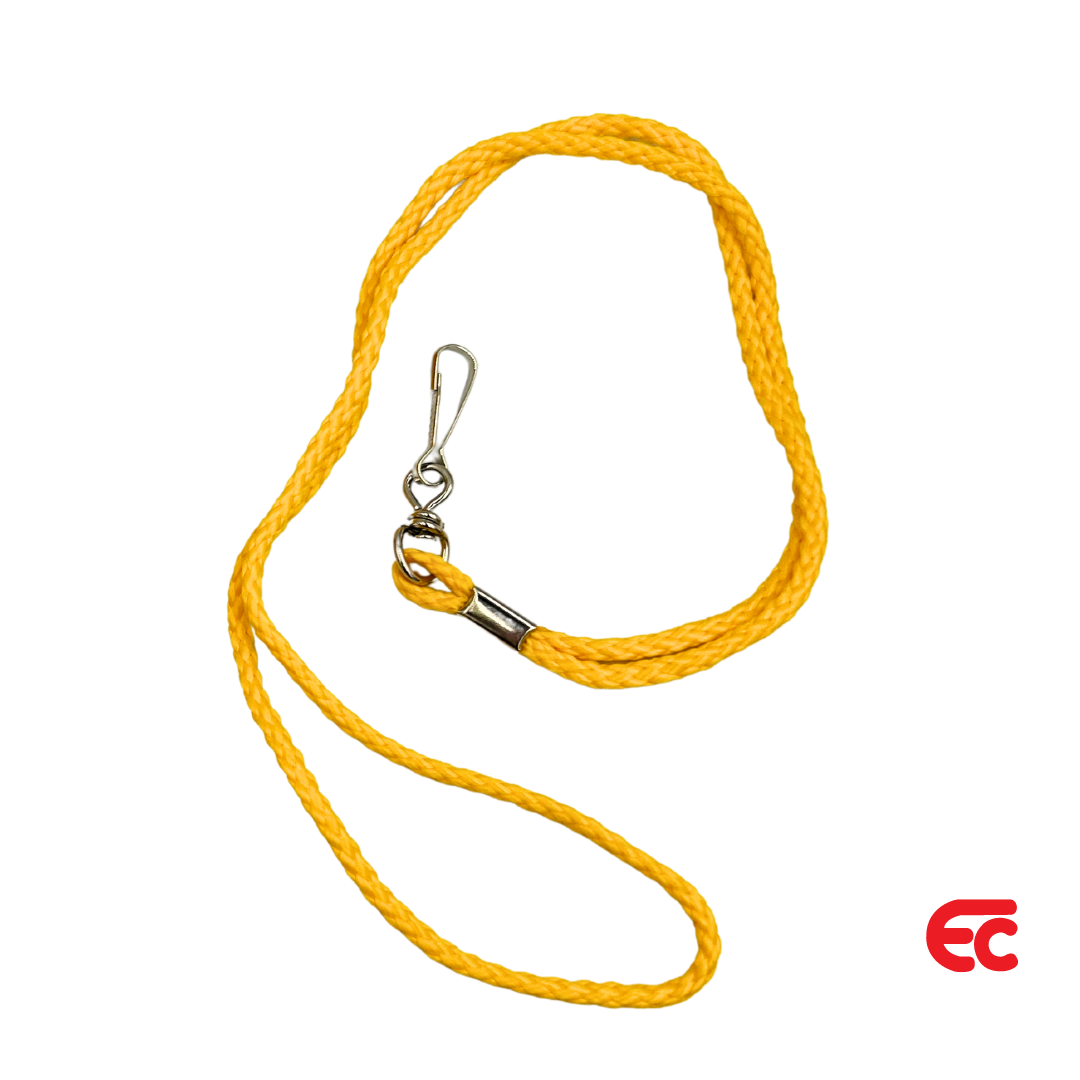 Yellow Lanyard Cord | Swivel Clip – Easi-card